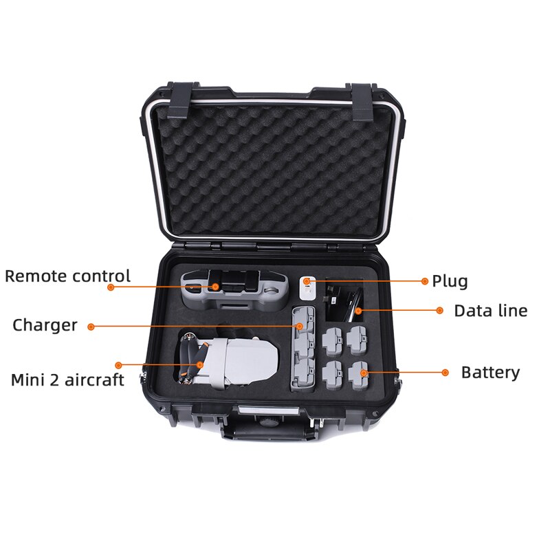 Voor Dji Mini 2 Draagbare Draagtas Abs Explosieveilige Doos Voor Dji Mavic Mini 2 Drone Accessoires Hardshell waterdichte Doos