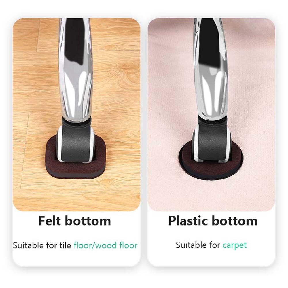 Bloc de protection en feutre auto-adhésif pour sol en bois dur, 5 pièces, tapis antidérapant, roues, bouchon de sol, fixation de chaise, tasse à roulettes