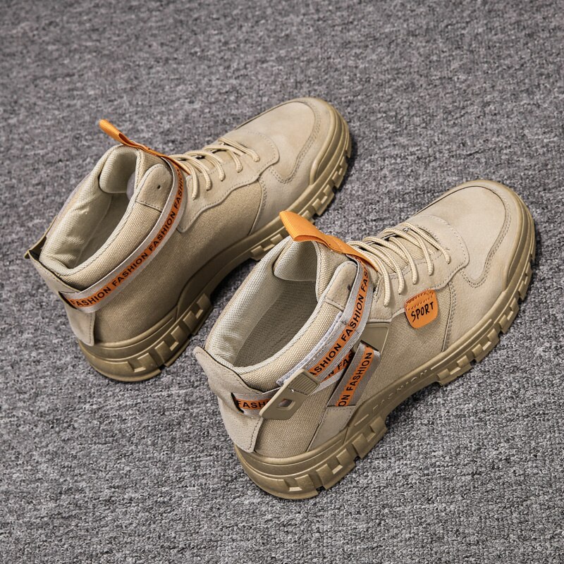 Heren casual schoenen winter herenschoenen zwarte schoenen voor heren houd warm canvas schoenen heren hoge leren casual schoenen 8