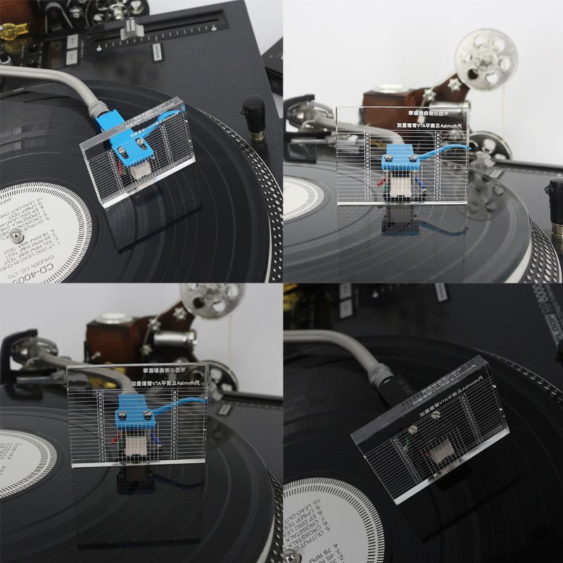 LP Vinyl Record Player Measuring Phono Tonearm VTA Azimuth Ruler Balance Cartridge Headshell Turntable