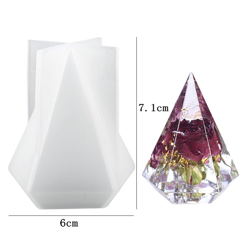 8 arten Ring Halfter Kegel Harz Formen Pyramide Silikon bilden für Harz Gießen DIY Schmuck Ring Anzeige Stand Kerze, der Handwerk: Schwarz