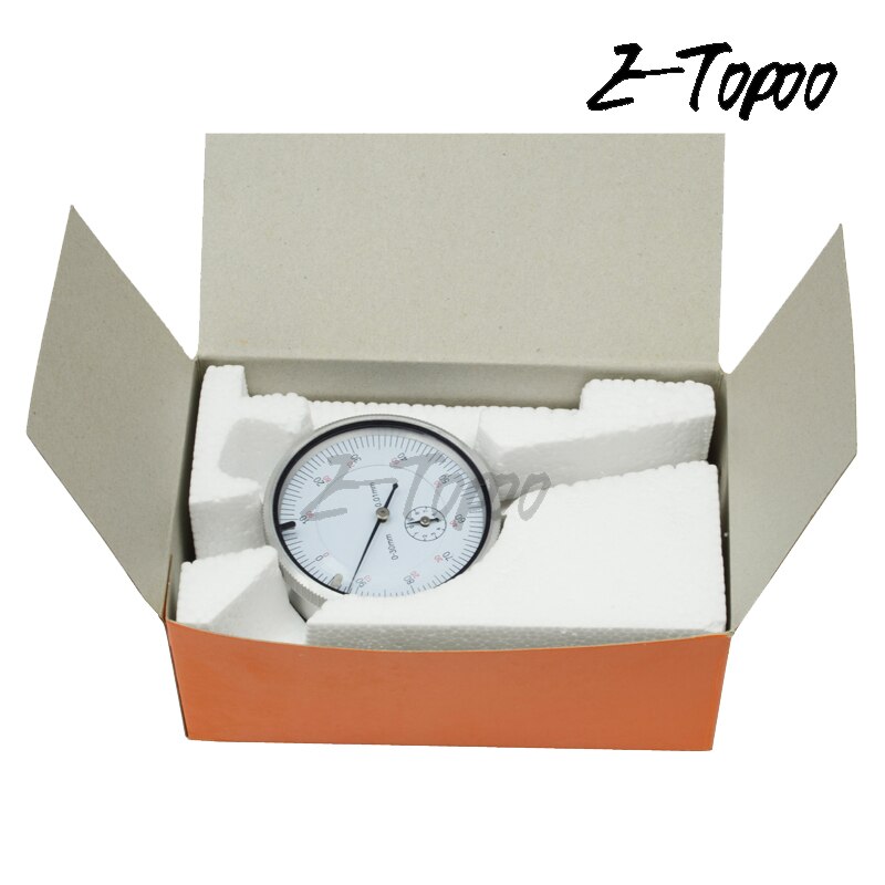 Indicador de Dial de 0,01mm, indicador de dial a prueba de golpes, herramienta de medición de 0-10mm, 0-25mm, 0-30mm, 0-50mm, micrómetro analógico