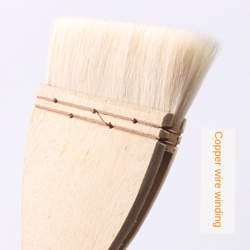 2560 gedehår træhåndtag kobbertråd snoet stålbørste maleri kunst kunstnerisk pensel til vandcolo