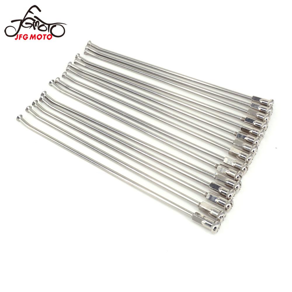 Motorcycle 19" Rear Wheel Stainless Steel Spokes Nipples And Tubes Cover For KAWASAKI KX125 KX250 KX250F KX450F KLX450R KX500 KX