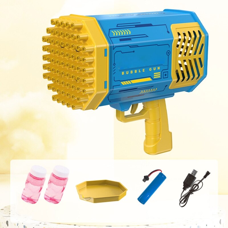 Bubble Toy Bubble Machine con 69 fori per bambini novità Summer Yard Play Gift