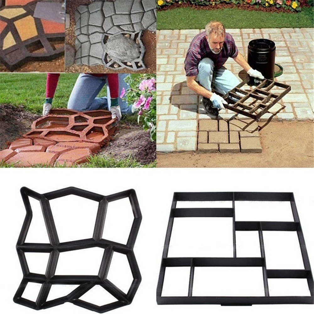 DIY Path Maker Bestrating Mallen Steen Baksteen Beton Mal Beton Cement Lopen Tuinpad Bestrating Bestrating Herbruikbare Patio Mallen Bestrating