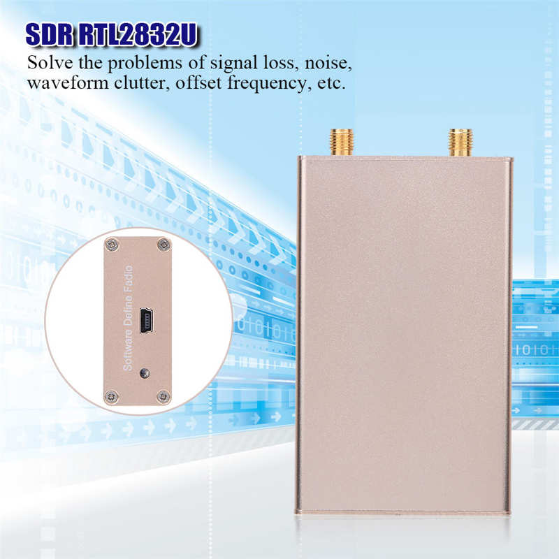 RTL-SDR Radio Ontvanger Hoge Resolutie 100Khz-1.7Ghz Sdr RTL2832U R820T2 Hf Ontvanger Sma Interface