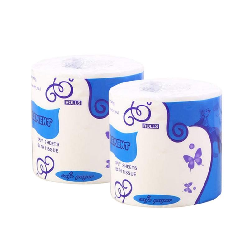 1-10 rollos suaves Premium 3-papel higiénico de capa cuarto de baño papel de seda lavabo, inodoro toallas de papel hogar servilleta de cocina uso