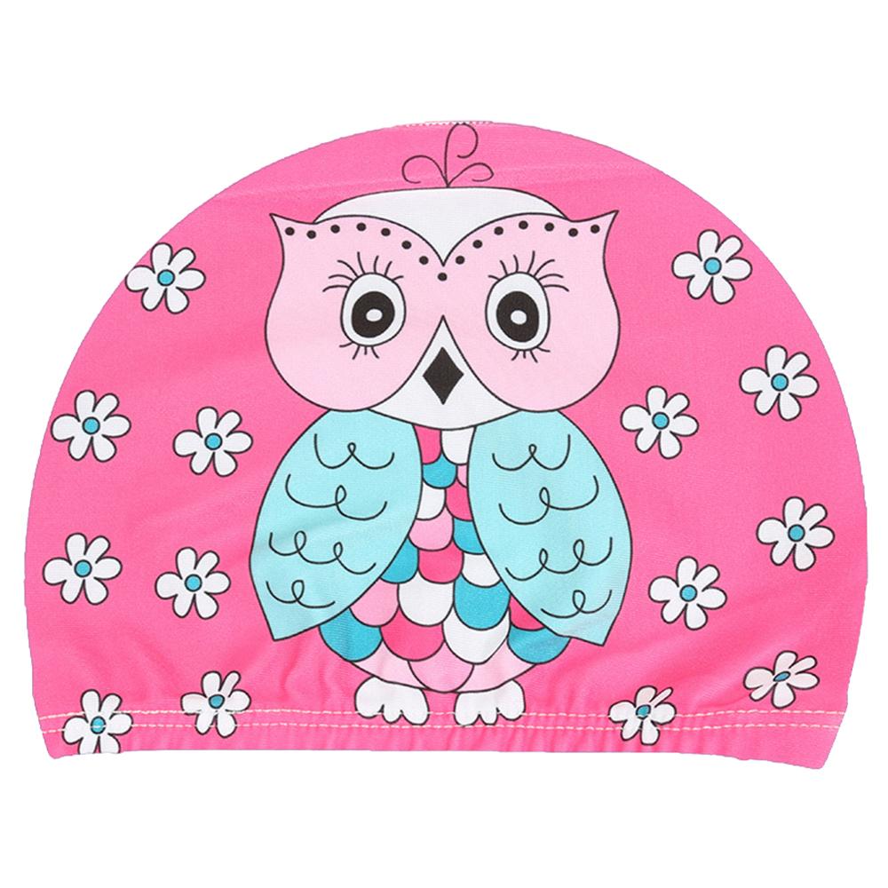 Gorro de natación para bebé, estampado de animales de dibujos animados, impermeable, protección de orejas, suave de poliéster ligero, accesorio para nadar, Unisex: 5
