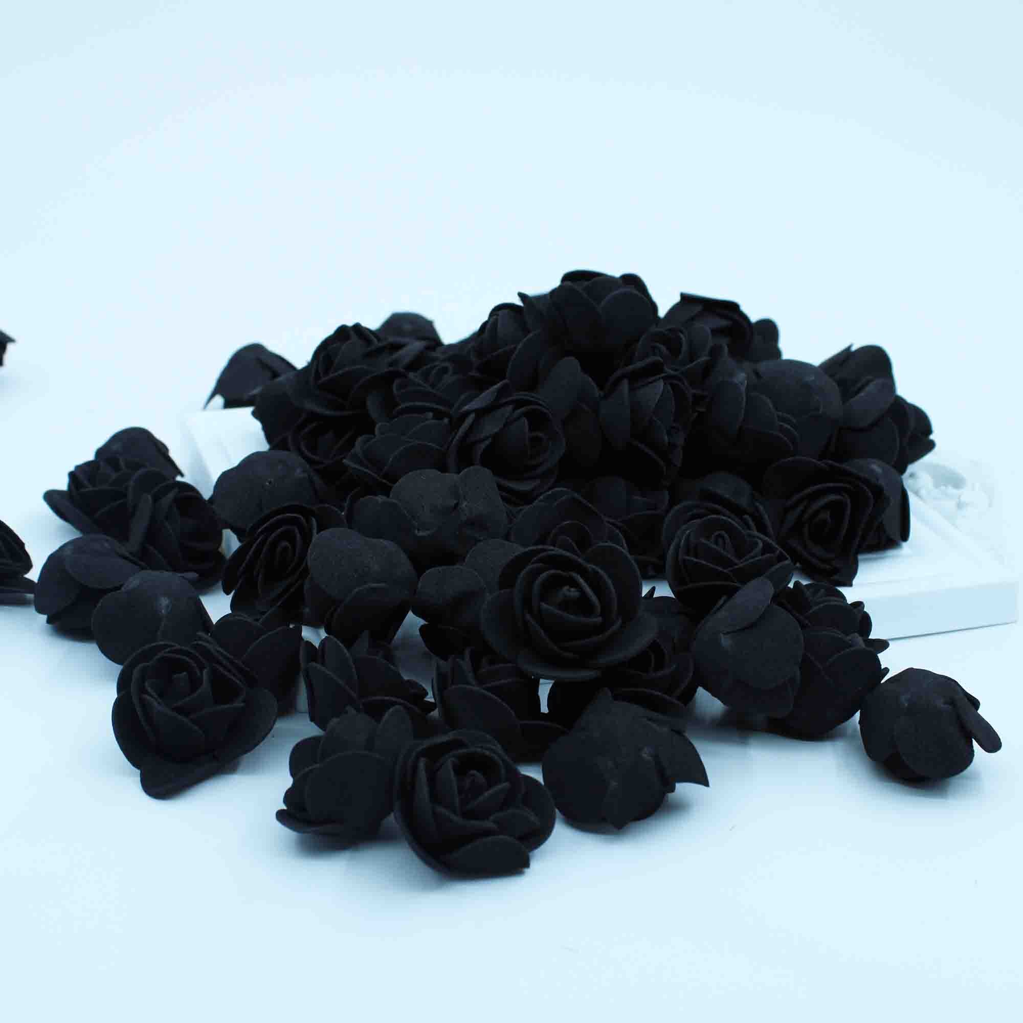 Billig skum ros 500 st 3.5cm konstgjorda skum blomhuvud diy ros björn tillbehör dekoration pe alla hjärtans dag: 18