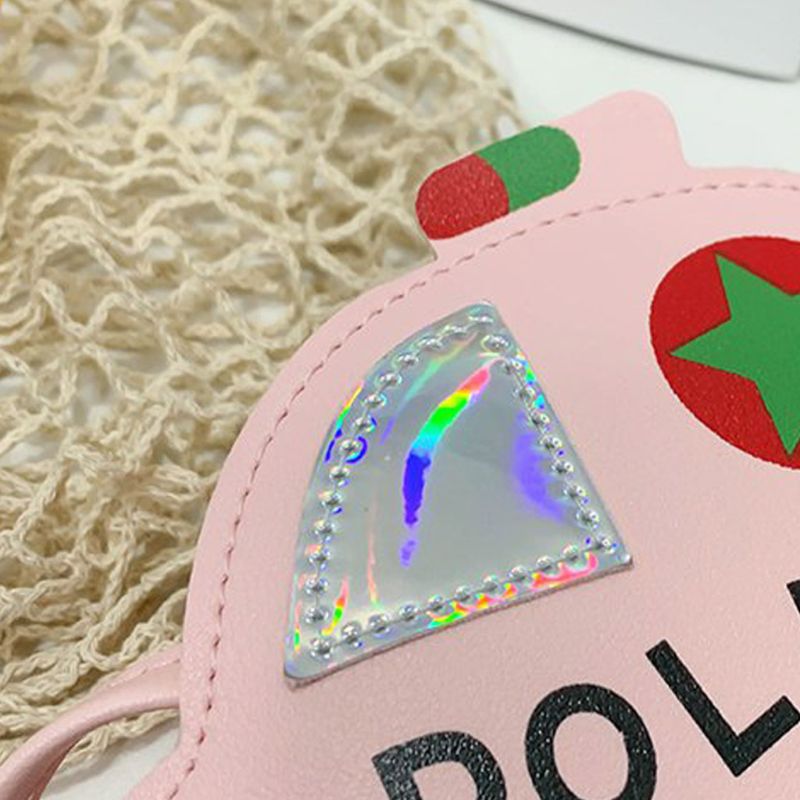 Kinderen meisjes mooie auto pu leren schoudertas crossbody portemonnee portemonnee  x7ya