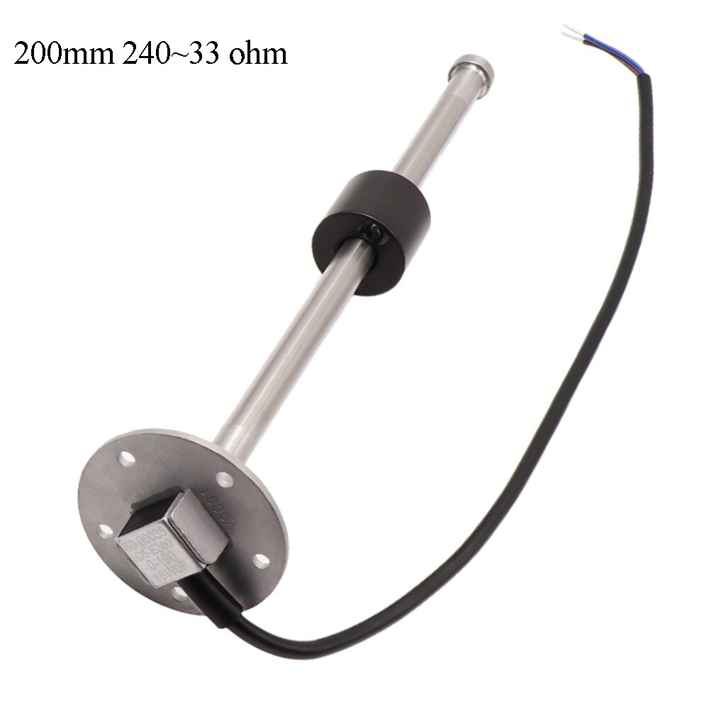 Brandstofmeter Sensor Met 150 200 250 300 350 450Mm Fit Boot Auto Brandstof Verzenden Unit 0 ~ 190 Ohm/240 ~ 33 Ohm Water Niveau Sensoren: 200mm 240-33 ohm