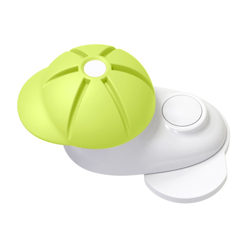 Topes de puerta de seguridad para niños y bebés, topes de seguridad gruesos con dibujos animados, Protector de dedo antipellizco: S2 Green Stopper