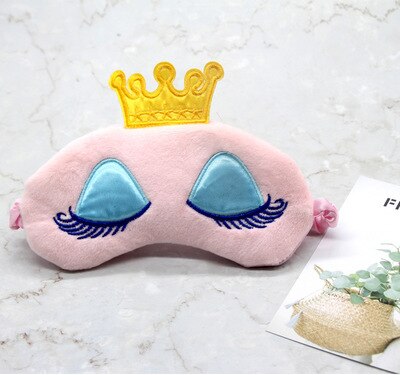 Dessin animé 1 pièces Mayitr licorne masque pour les yeux variété masque de sommeil en peluche ombre pour les yeux couverture masque pour les yeux approprié pour voyage maison en peluche: 8