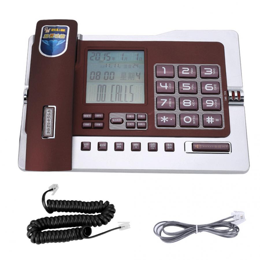 G026 Vaste Telefoon Bedrade Vaste Caller Id Handsfree Rapport Nummer Seat Type Voor Home Business Office Telefoon: Rood