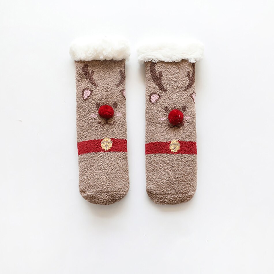 Christmas socks kids Cotton Winter Socks Baby Girls Boys Kids Socks Christmas Tree Snow Elk Children Christmas Socks: G
