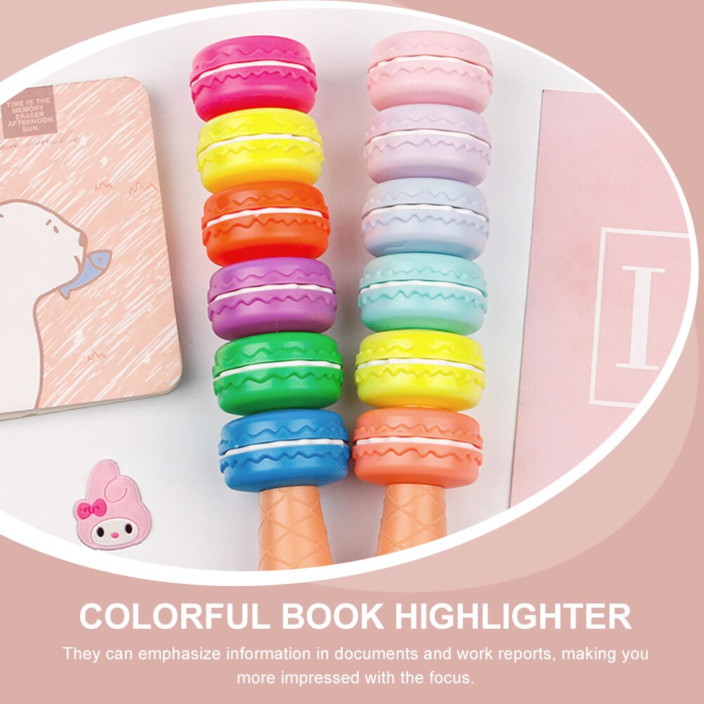 1 Set of Note Taking Highlighter Information Marker Kids Painting Supplies (Random Style)