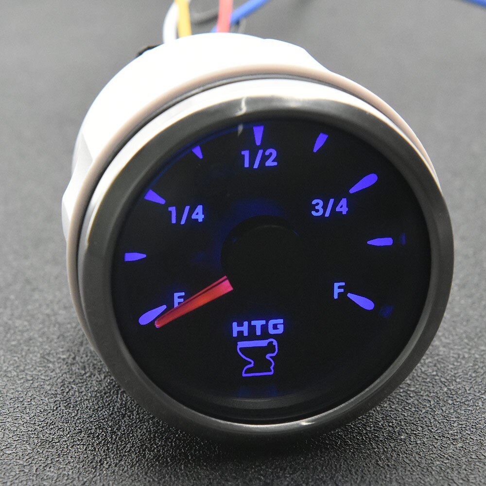 7 Colors Boat Car RV Holding Tank Level Gauge 0-190ohm 52MM Water Sender Unit Sewage Level Meter Gauge Sensor 125~575mm 12V/24V