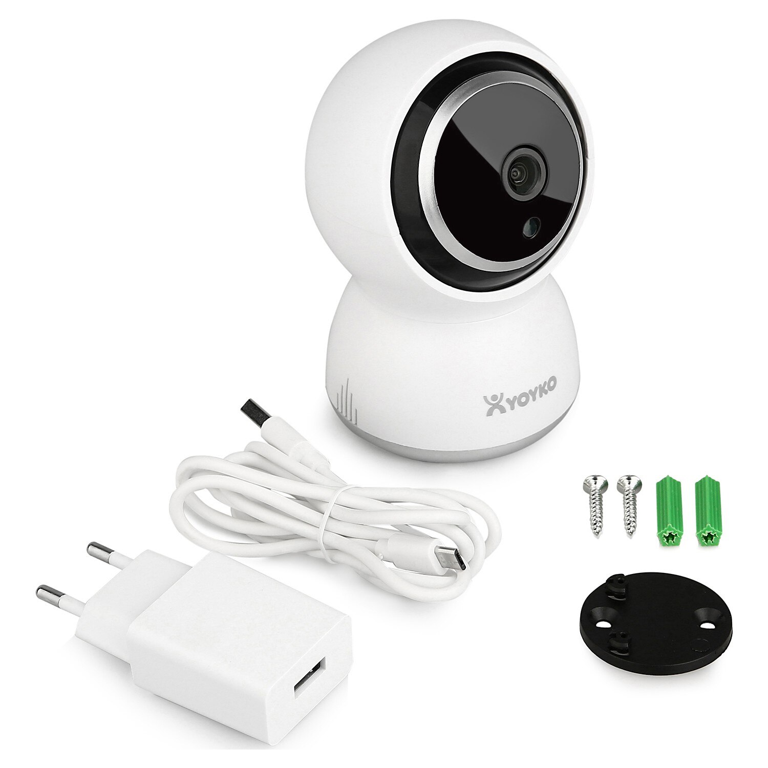 Yoyko Big Eye 360 ° 1080P Baby Veiligheid Monitor Draadloze Afstandsbediening Telefoon Verbinding Camera Usb İnput Machine Video Functie baba