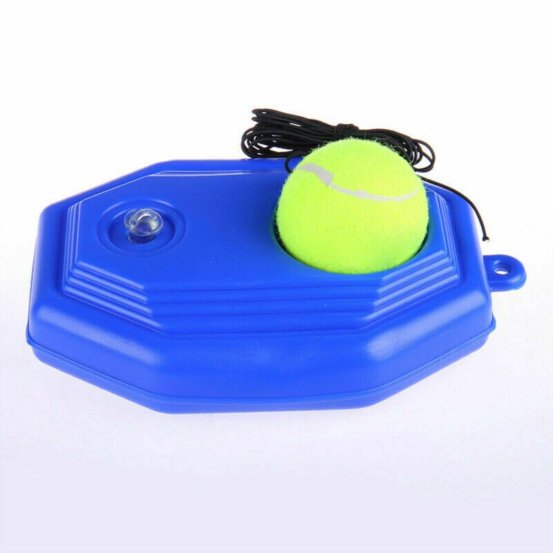 Heavy duty tennis treningshjelpemidler verktøy med elastisk tau selvoppdragende rebound tennis trener partner sparring enhet balltrening: Default Title