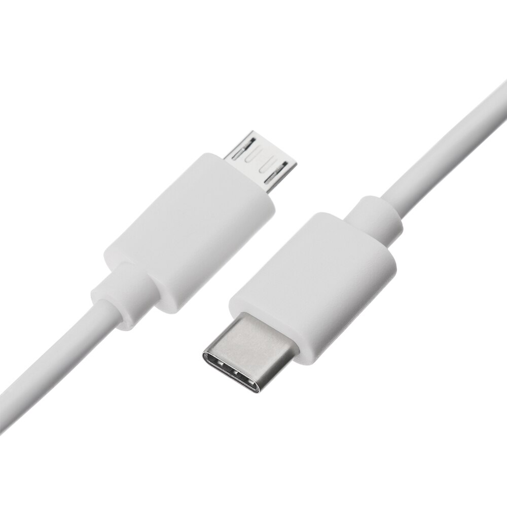 25cm 50cm 100cm Micro USB zu Typ-C Kabel Daten Sync Ladekabel OTG Adapter Stecker kabel Für Android Handy MacBook: 100cm-White