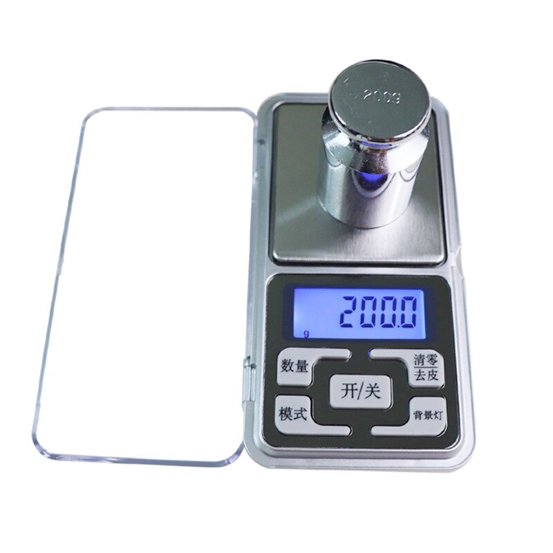 200G/500G Mini Pocket Digitale Elektronische Schaal Backlight Voor Sieraden Keuken Gram Hoge Nauwkeurigheid Gewicht Precisie Schaal