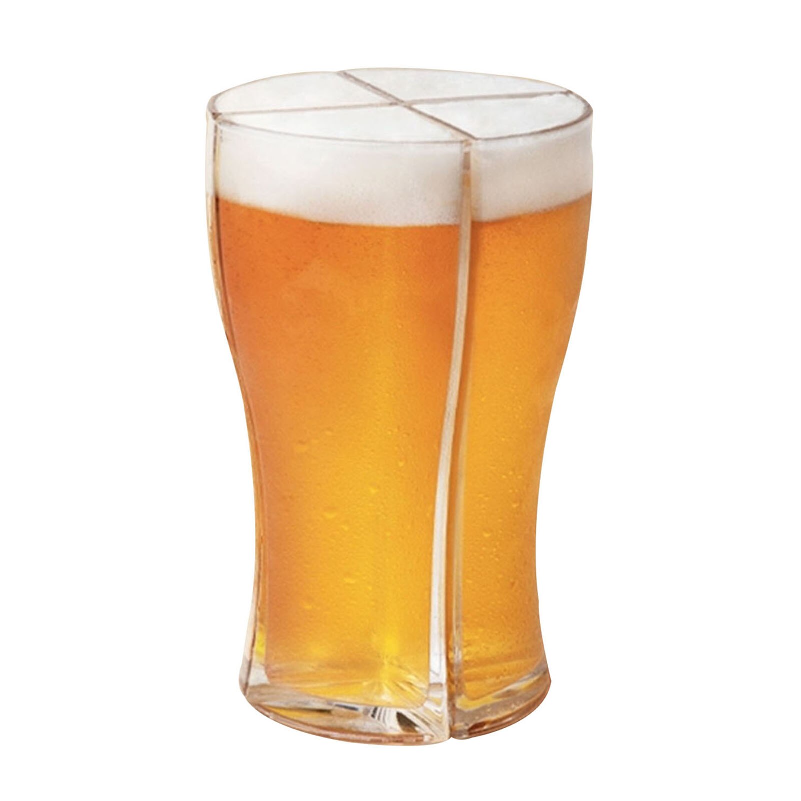 Drinking Vessel 4 In 1 Party Clear Thick Acrylic Cup Durable Beer Cup Sturdy For Home Bar Party: L