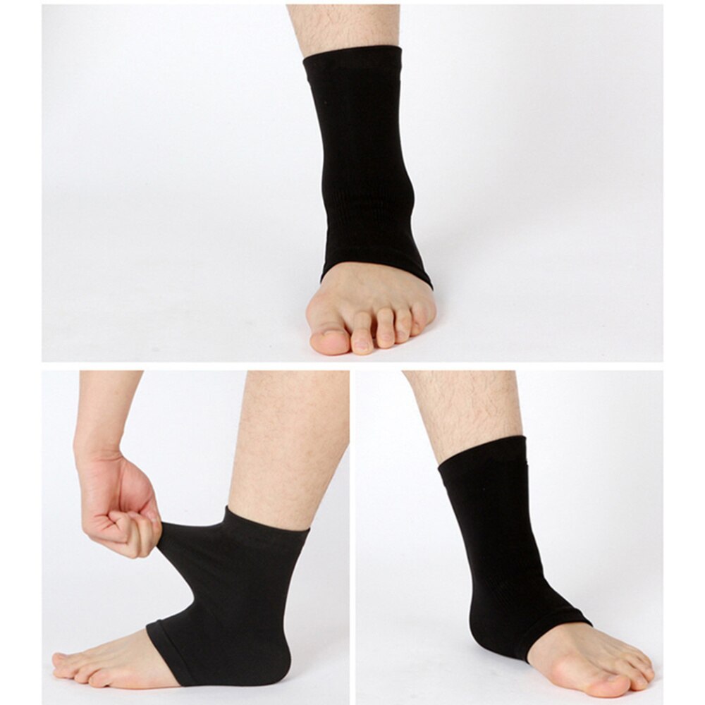 2 stücke Sport Knöchel Schutzhülle befestigen Unterstützung Ärmeln Plantarfasziitis Fuß Socken Knöchel Unterstützt)
