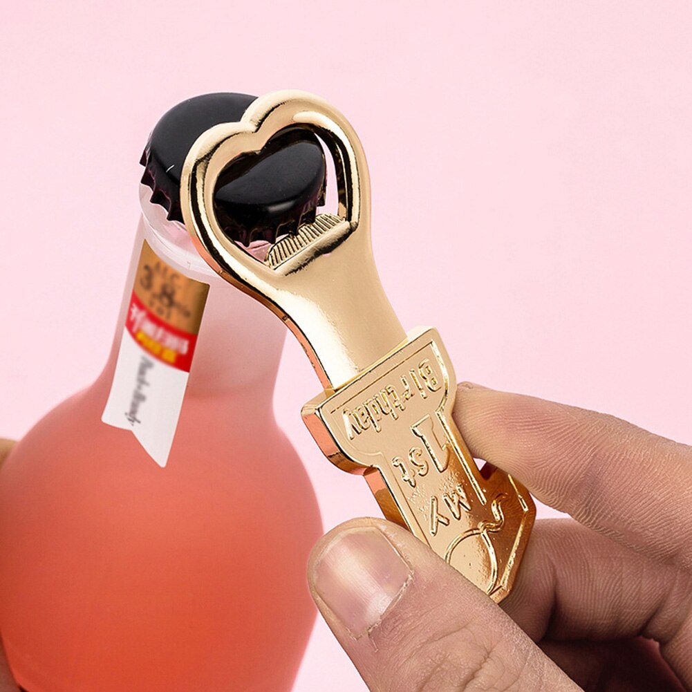 1 sztuk otwieracz robić butelek prezent ślubny diamentowe wesele rocznica otwieracz robić piwa 18 lat ceremonii otwieracze robić butelek robić dekoracji