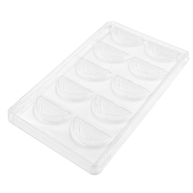 50/ pakke klare vippebrett plast mink vippeholder øyenvippebrett for 1/3/5 par øyenvippe emballasjeboks firkantet etui