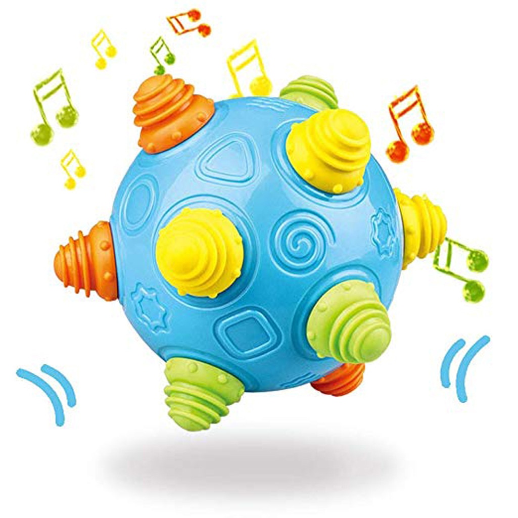 Baby Muziek Schudden Dansen Bal Speelgoed Gratis Stuiterende Zintuiglijke Developmental Bal speelgoed voor kinderen zabawka juguete bateria infantil