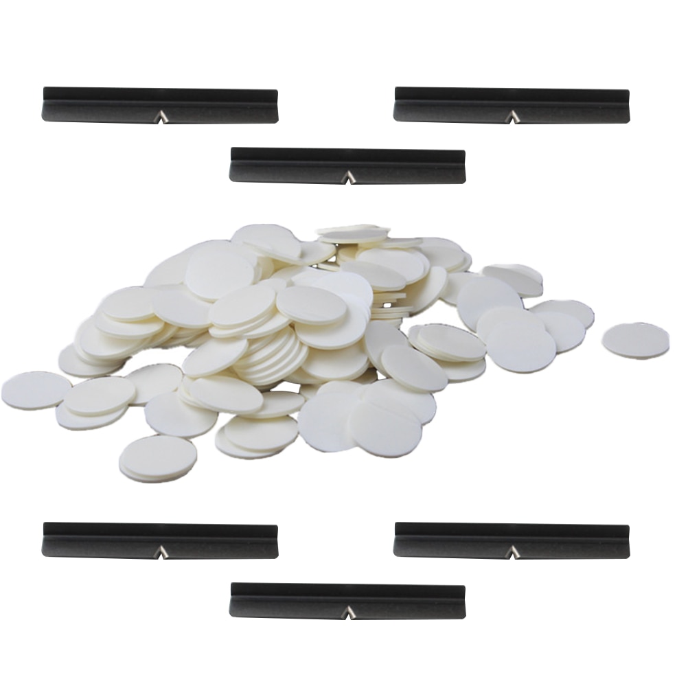 10 pcs Diy Kaars Lont Centrering Apparaat Ijzer Kaars Lont Onderhouder met 100 pcs Dubbelzijdige Tape voor Kaars maken
