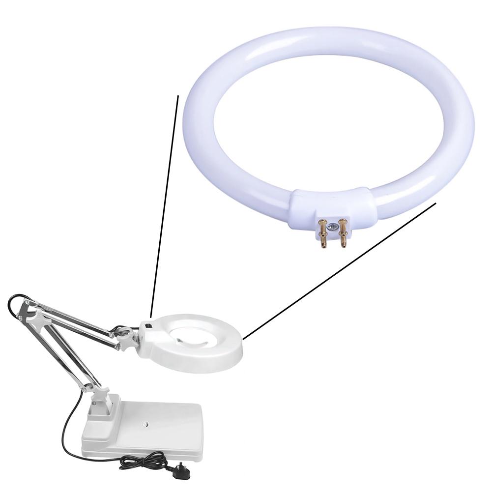 T4 LED Ringförmige Rohre 11W 12V Lupe Licht Kleine Schreibtisch Lampe Lampe Fluoreszierende Ring Lampe Weißes Licht runde Birne Mit 4 Stift: Ursprünglich Titel