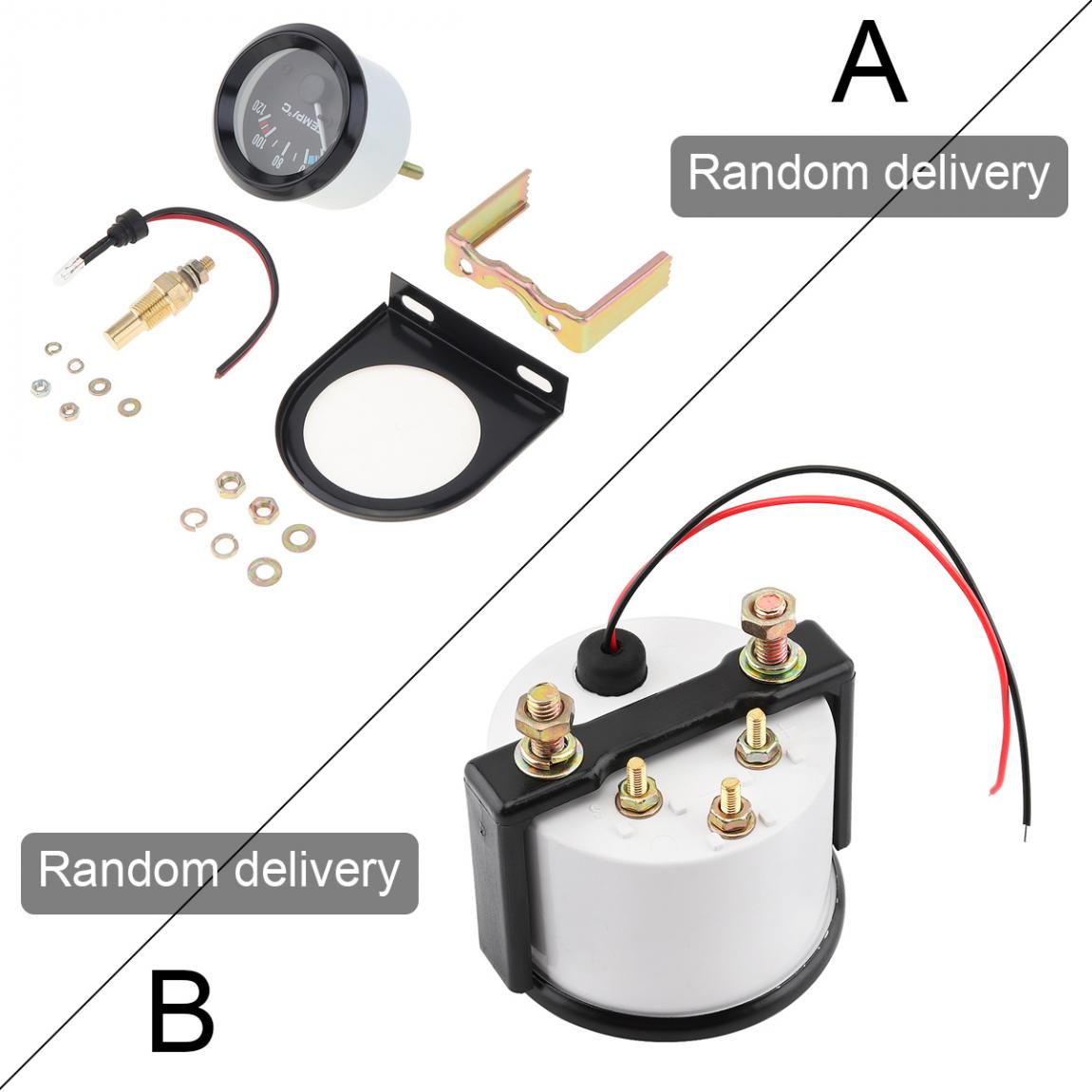 2inch 12V Universal Car Water Temp Gauges Auto Car Pointing Water Temperature Temp Gauge 40 - 120 White LED Fit for Cars
