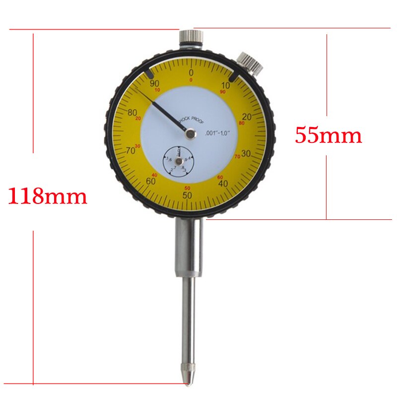 0.001 " -1.0 " precisionsmätare testindikator spak skalmätare 0-0.5 " indikatorer center finder mikrometer