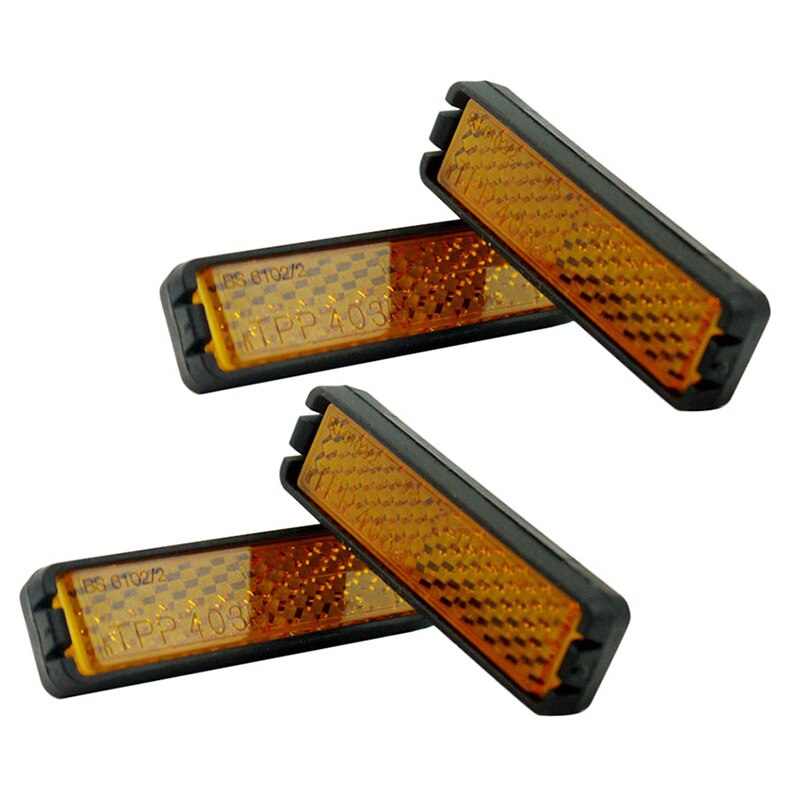 4 Stuks Universele Fiets Voetpedaal Reflector Cyclus Fietsen Reflectoren
