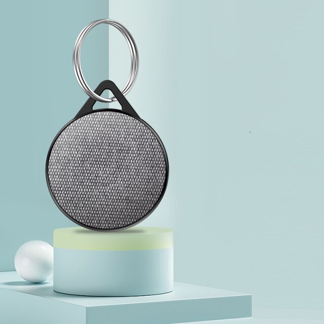 Tkanina ochronna skrzynka dla robić AirTag naganiacz zwierza pełna ochrona twarda obudowa pokrywa dla robić Airtag monitor lokalizacji z klamrą: szary