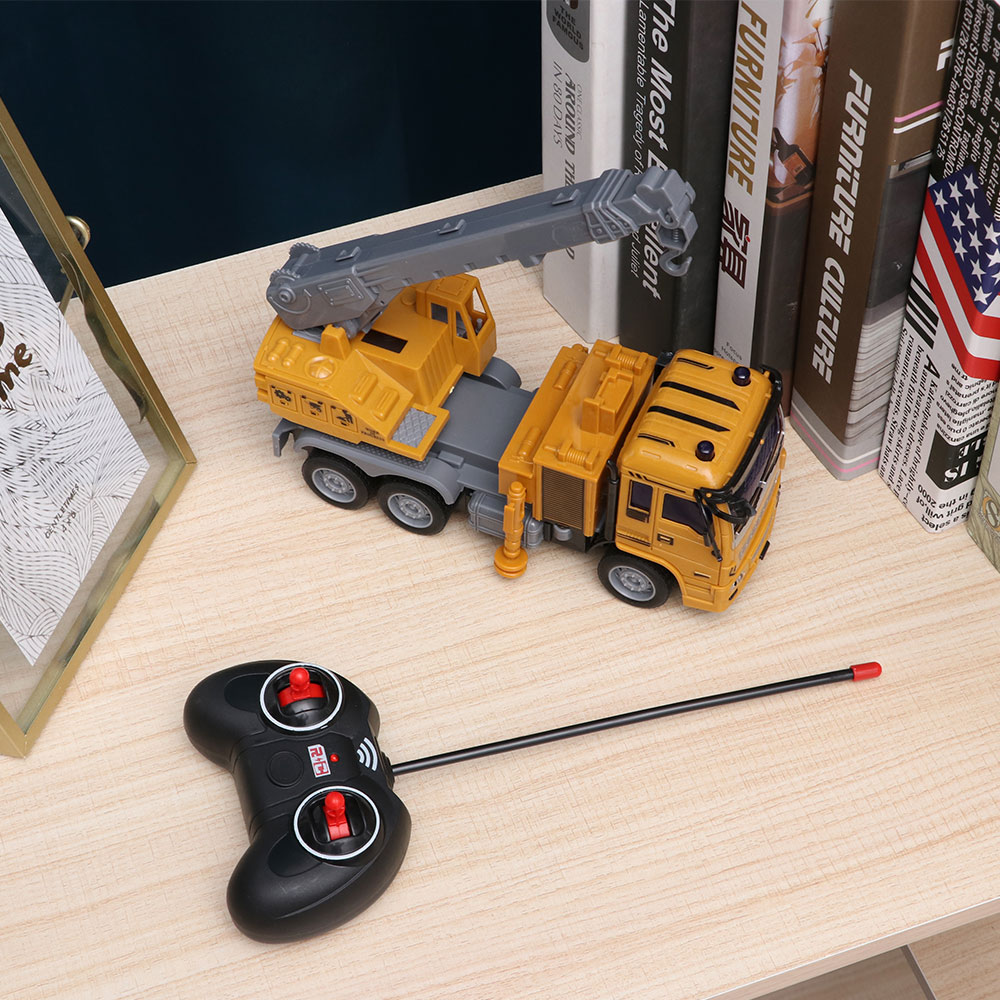 Controle remoto caminhão de bombeiros modelo brinquedo conjunto menino escada elétrica caminhão de bombeiros brilhante luzes do carro para crianças meninos crianças presente aniversário