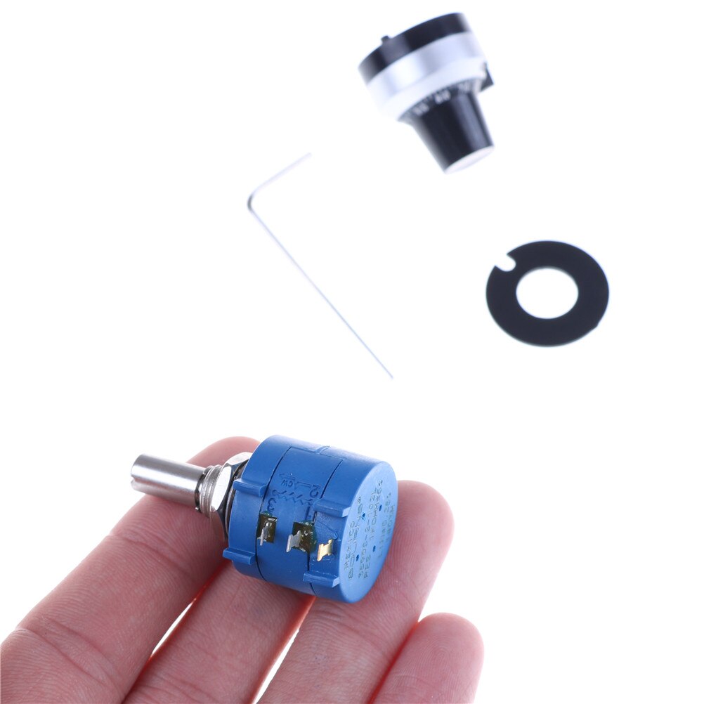 1 stk plastikblå 3590s-2-102l 1k modstand ohm roterende ledning præcisionspotentiometer