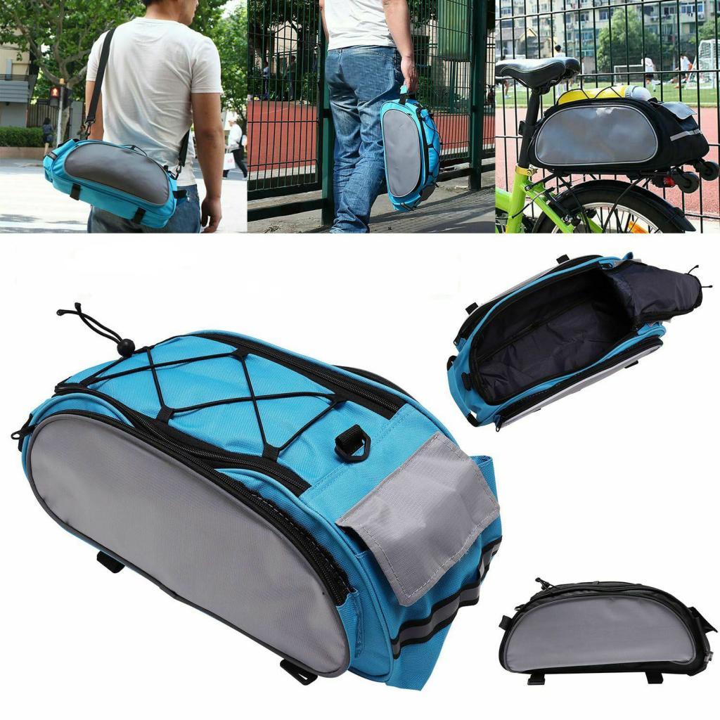 Bike Rack Top Bag Luggage Bicycle Storage Rear Trunk Pack Handbag Shoulder Pack