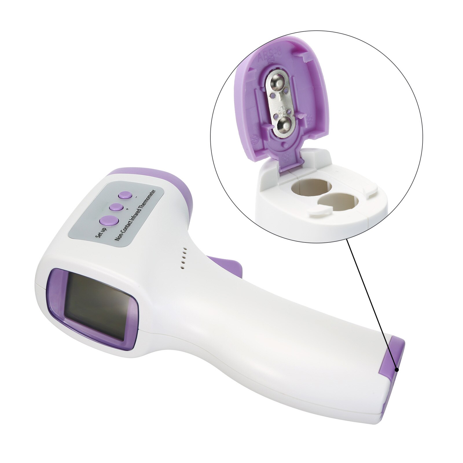 Termómetro Digital de mano LCD, medidor de temperatura, alarma de fiebre, infrarrojo sin contacto, herramientas para el hogar