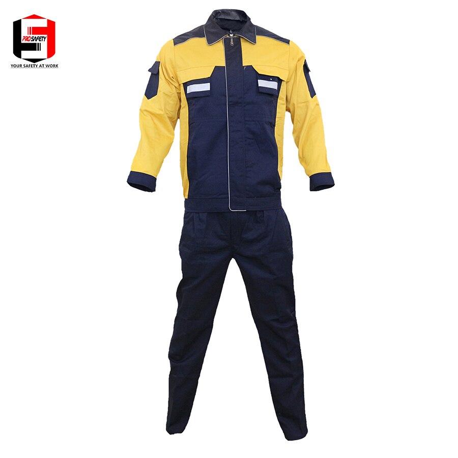 Work Uniform Long Sleeve Coveralls Protective Cloth Overalls for Worker Repairman Machine Auto Repair