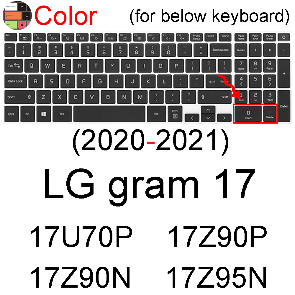 Funda de teclado para LG gram, Protector de silicona para PC Ultra, 15, 15Z950, 15Z970, 15Z975, 15Z980, 15Z990, 15Z995, 15Z90N, 15Z95N, 15,6