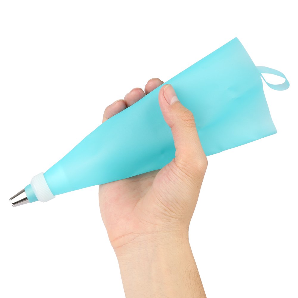 24 pcs Cake Decorating Tips Kit Rvs Bakken Levert Icing Tips Cake 2 Plastic Koppeling 2 Siliconen Spuitzak