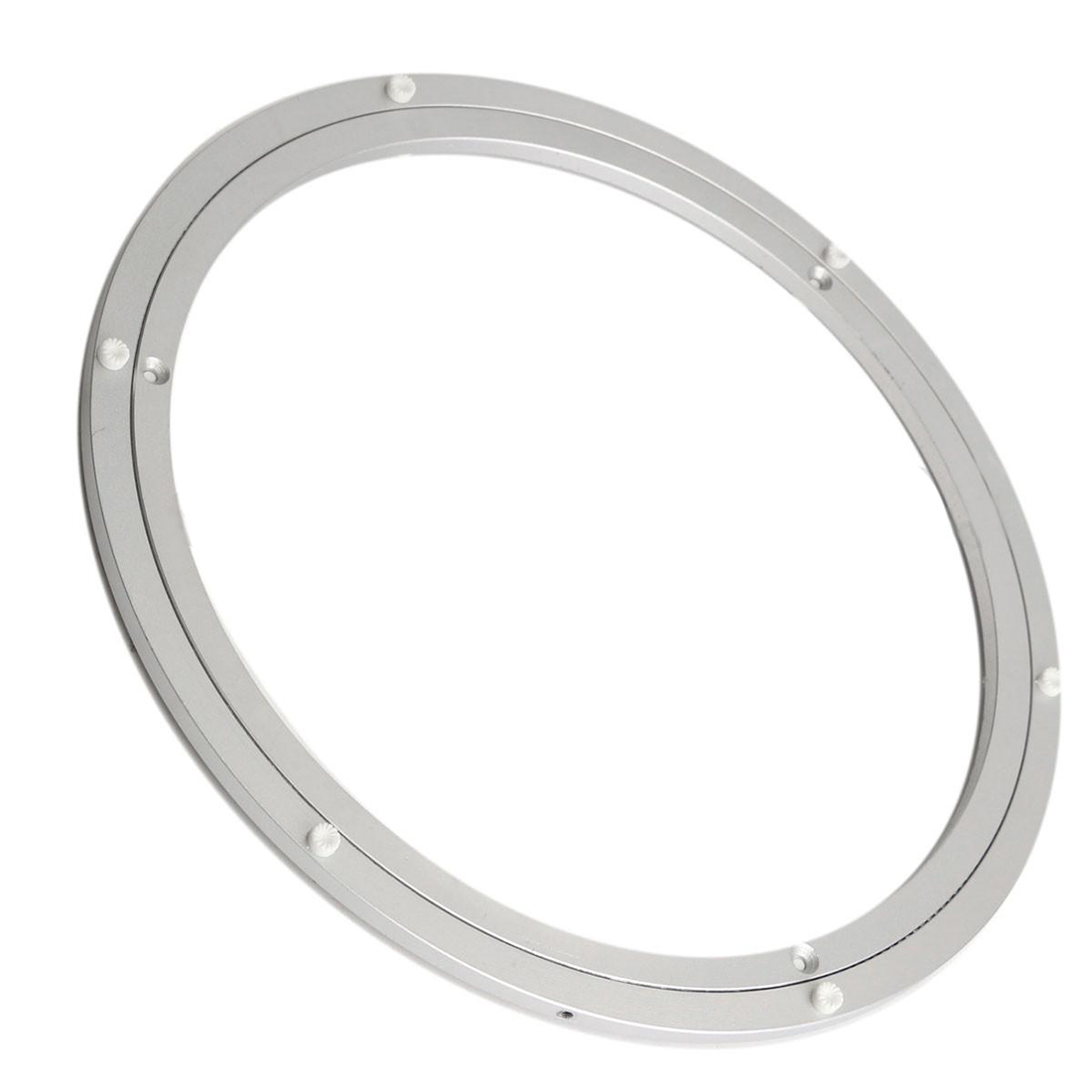 Aluminium Rotating Turntable Bearing Swivel Plate 16 Inch Silver