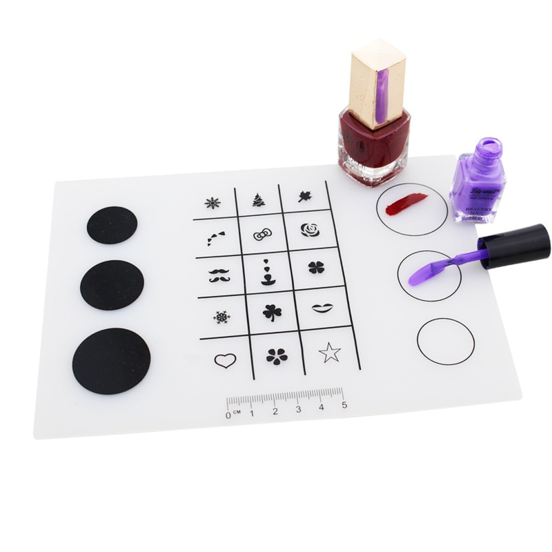 Opvouwbare Praktische Nagellak Silicone Hand Kussen Houder Pad Sticker Nail Art Mat Manicure Tafel Nagel Benodigdheden
