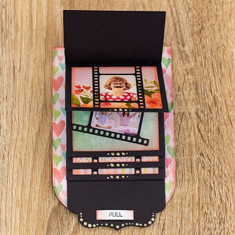 Cascada de cartas creativas troqueles de Scrapbooking troquel de corte de Metal para DIY repujado tarjetas haciendo suministros para manualidades de decoración
