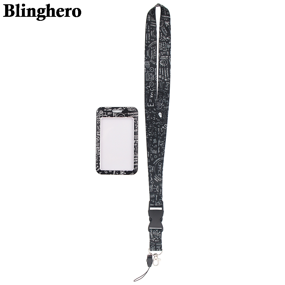 CB112 Math Formule Neck Strap Lanyard Sleutelhanger Mobiele Telefoon Strap Id Badge Houder Touw Sleutelhanger Accessoires Student Leraar