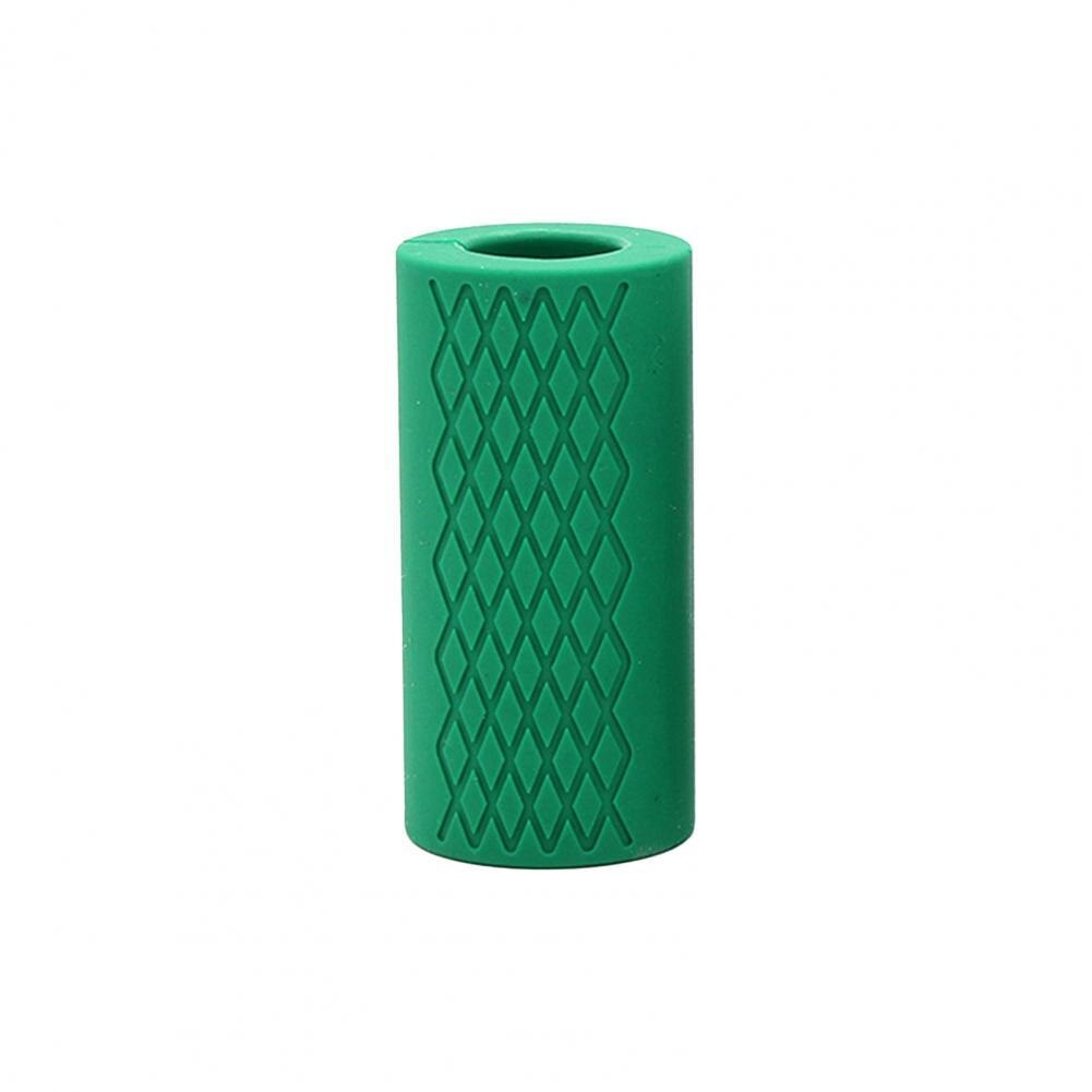 Widely Applied Thicken Barbell Grips Bar Handle Dumbbell Grip Lightweight Thick Bar Fat Dumbbell Grips for Home: Green
