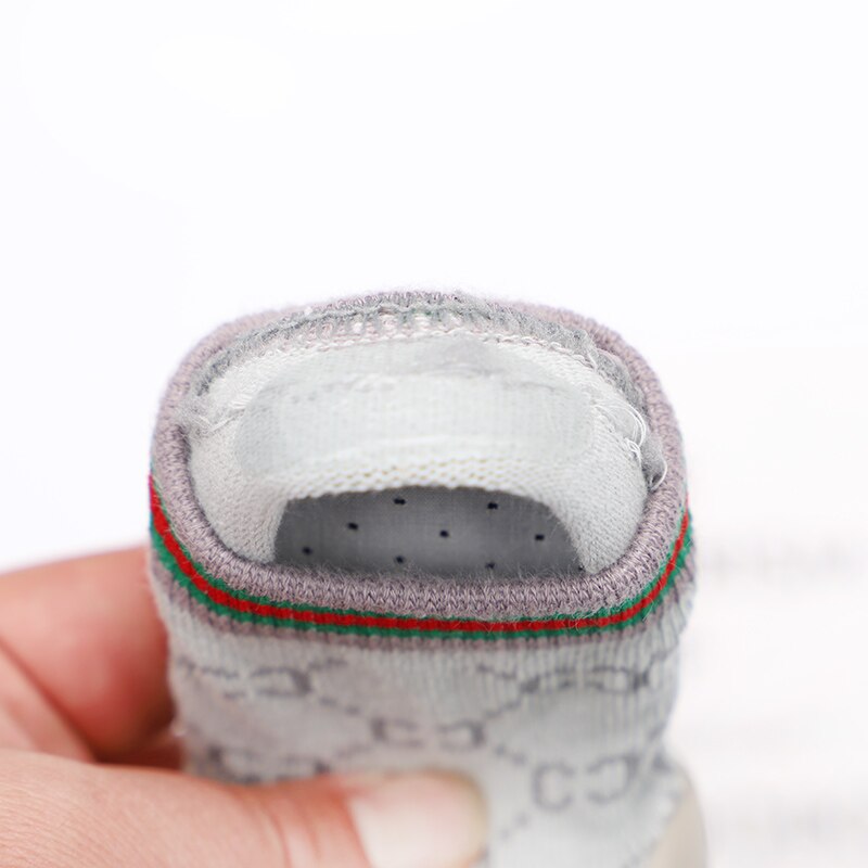 Baby Boys Girls Sock Shoes Non-slip Floor Socks Baby Soft Rubber Sole Toddler Sneakers Socks Baby Socks with Rubber Soles Shoes